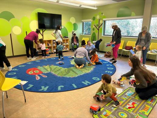 Family Place Workshop in progress