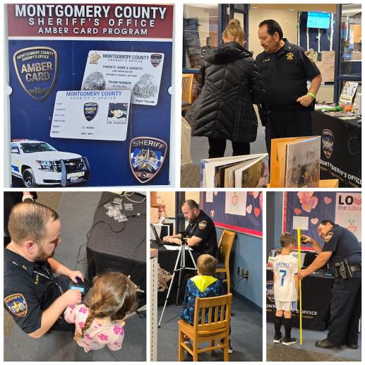 George and Cynthia Woods Mitchell Library's Amber Alert Card Workshop